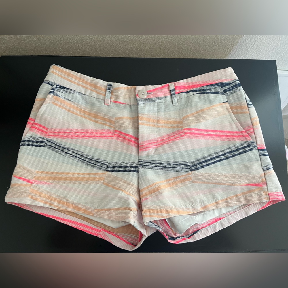 Chubbies women shorts, pink, blue, peach, off white, size M
